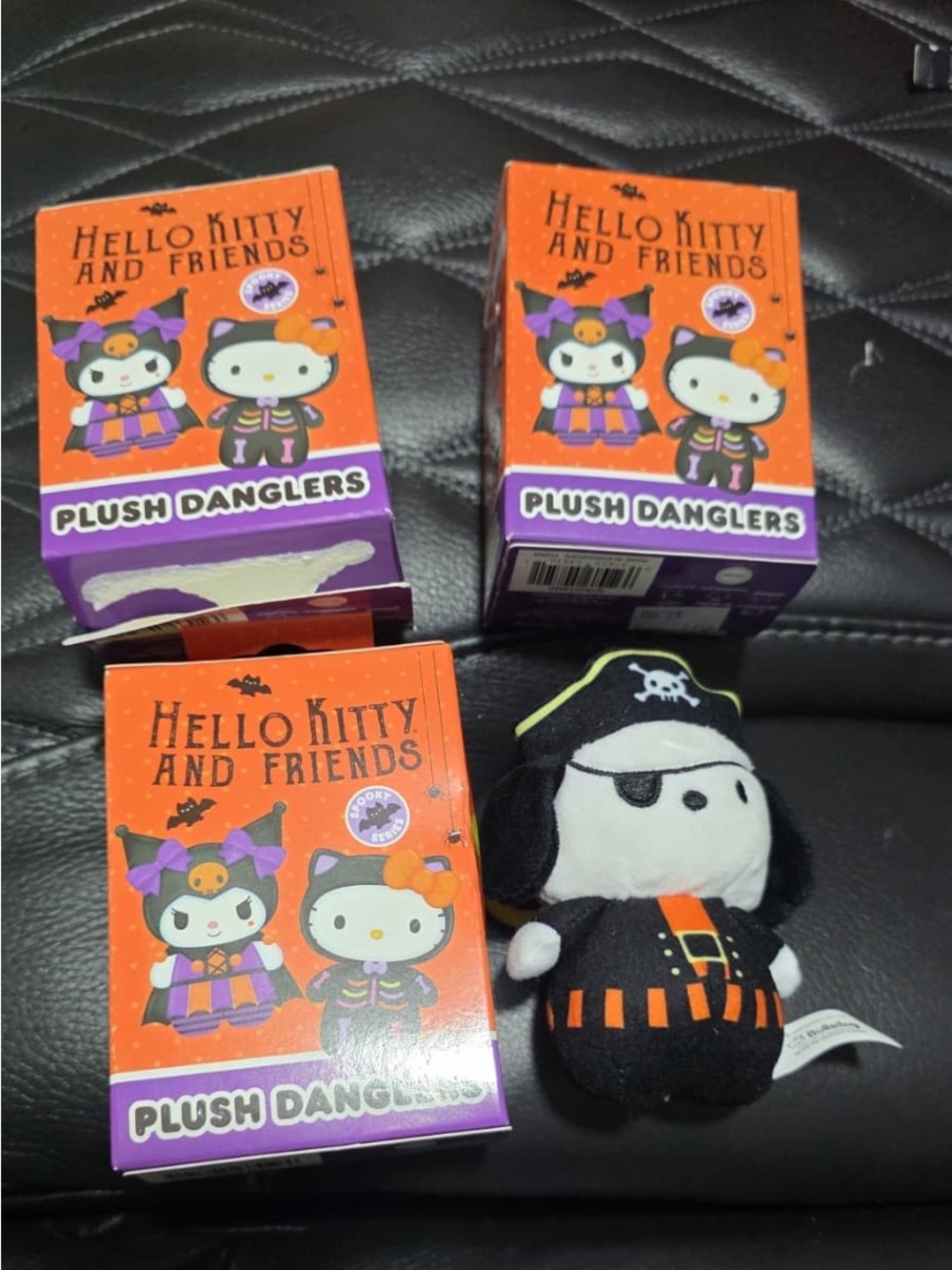 Hello Kitty and Friends Plush Danglers Halloween Bundle 2 sealed 1 open